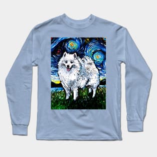 American Eskimo Night Long Sleeve T-Shirt